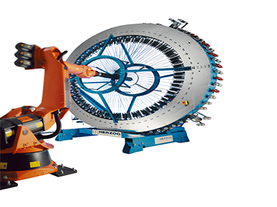 机器人辅助编织及大型编织机系统