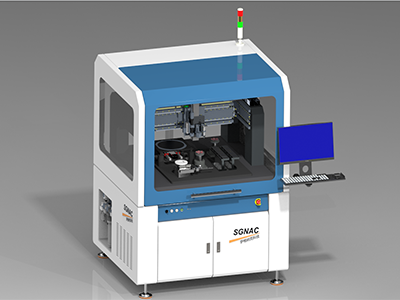 高精度微型件点胶贴装检测一体化设备